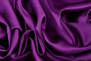 Obraz premium Purple silk fabric
