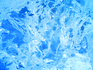 Colorful ice. Abstract ice texture.