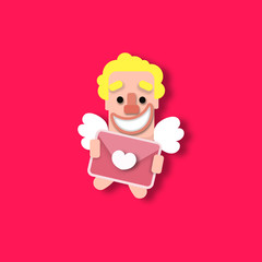 Cupid heart Valentine