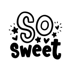 Vector decor lettering