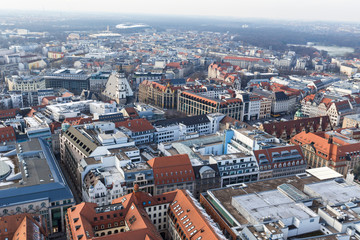 leipzig germany from above