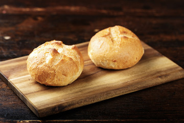 fresh wheat rolls