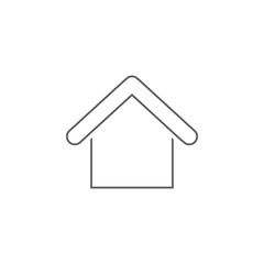 Fototapeta na wymiar logo house icon. Element of buildings for mobile concept and web apps. Icon for website design and development, app development. Premium icon
