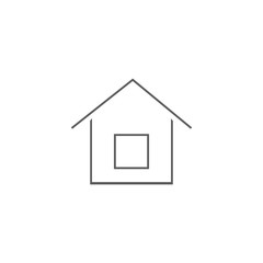 logo house icon. Element of buildings for mobile concept and web apps. Icon for website design and development, app development. Premium icon