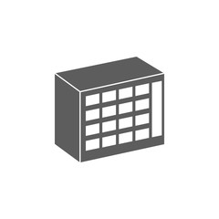 3d building icon. Element of buildings for mobile concept and web apps. Icon for website design and development, app development. Premium icon