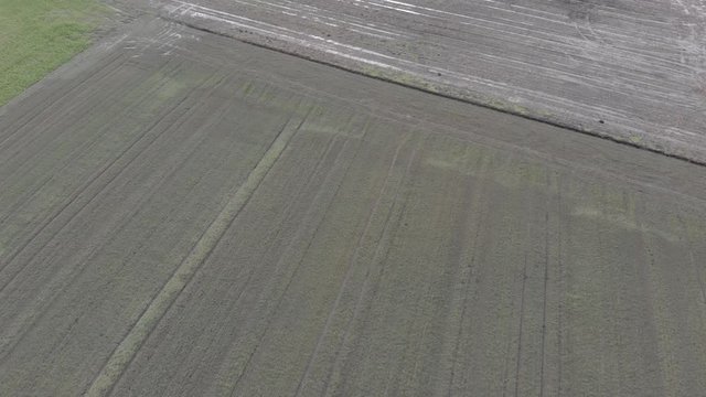 Agriculture Aerial Of Farm Land 