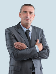 face of a successful businessman