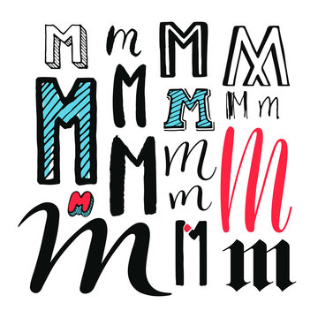Letters M Set