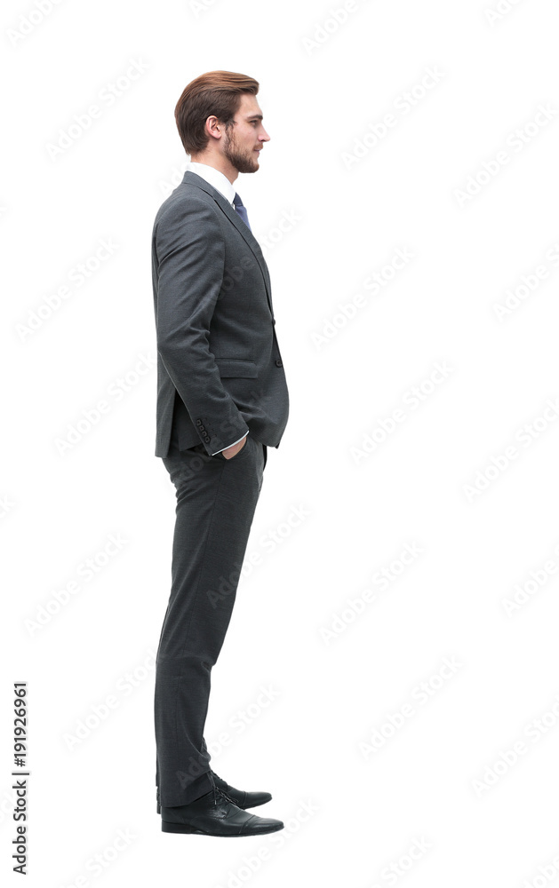 Canvas Prints side view . confident businessman