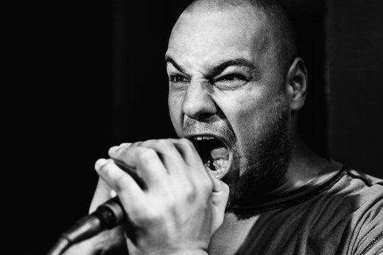 Artist singing