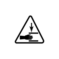 sign take care of your hand icon. Element of warning for mobile concept and web apps. Icon for website design and development, app development. Premium icon
