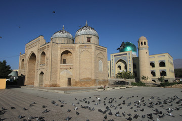 Old mausoleum in Khujand, Tajikistan (Mausoleum of Sheikh Muslihiddin)