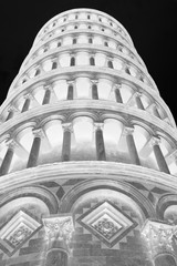 X-ray of the leaning tower of Pisa