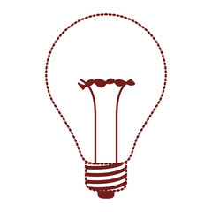 bulb light isolated icon vector illustration design