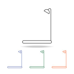 Shower isolated icon. Element of bathroom tools multi colored icon for mobile concept and web apps. Icon for website design and development, app development. Premium icon