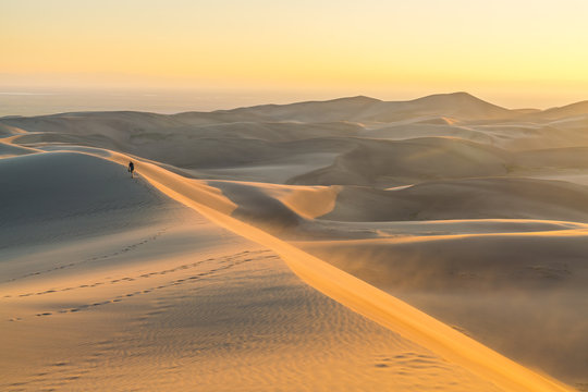 Great sand dune national park at sunset,Colorado,usa.