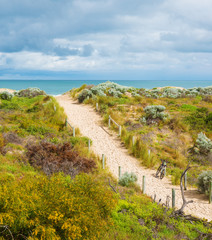 Fototapeta na wymiar Beautiful scenic view of the dunes