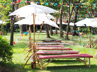 Party garden decoration in Thailand.