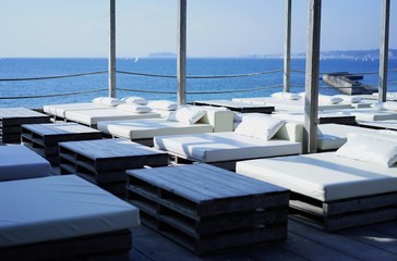 海が見えるカフェ