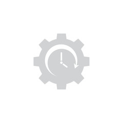 Time Gear Logo Icon Design