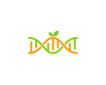 Dna Fresh Icon Logo Design Element