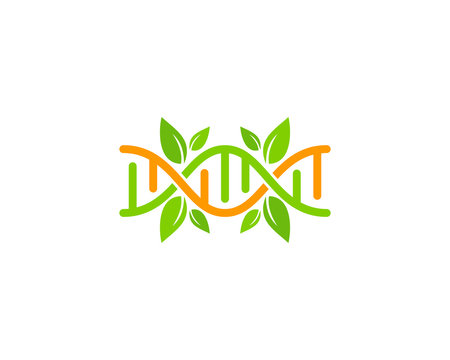 Nature Dna Icon Logo Design Element