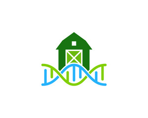 Dna Farm Icon Logo Design Element
