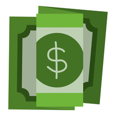 bill dollar money icon vector illustration design