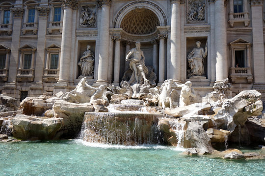 イタリア ローマ トレビの泉 Italy Roma Trevi Fountain (Fontana di Trevi)