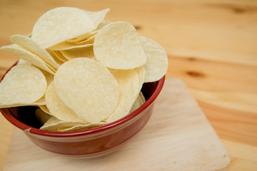 Crispy potato chips