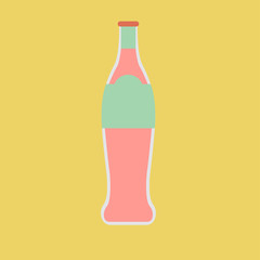 Illustration of soda bottle