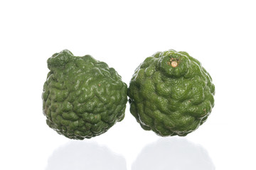 Obraz premium Bergamot fruit isolated on a white