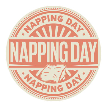 Napping Day, Rubber Stamp