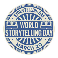 World Storytelling Day stamp