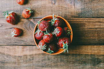Strawberry In Bowl