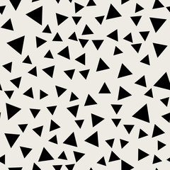 Seamless pattern background. Modern abstract and Classical antique concept. Geometric creative design stylish theme. Illustration vector. Black and white color. Rectangle Diamond triangle shape