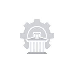 Law Gear Logo Icon Design