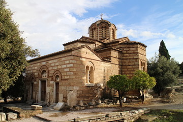 Church of the Holy Apostles in Ancient Agora of Athens, Greece