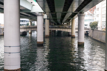 東京日本橋の高速下