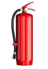 Fototapeta premium Fire extinguisher isolated