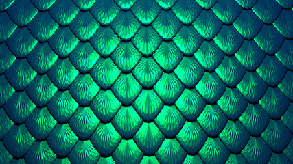 Scales of a mermaid or a dragon background © Elvira