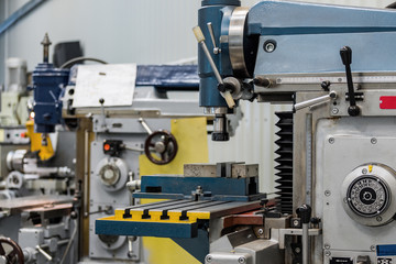 Mechanical vertical milling machine.