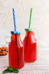 Morse from cowberry and sea-buckthorn