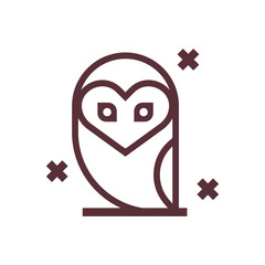 Owl vector icon