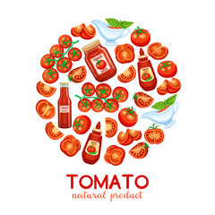 red tomato with sauce