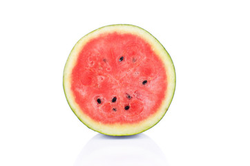 watermelon slice on white background