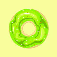 St. Patrick donut