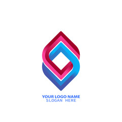 Basic shape modern Company logo