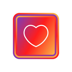 Heart icon inside the colored square