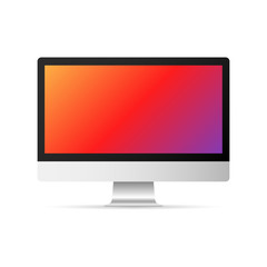 Computer Display Icon Computer monitor icon. PC symbol. Imac